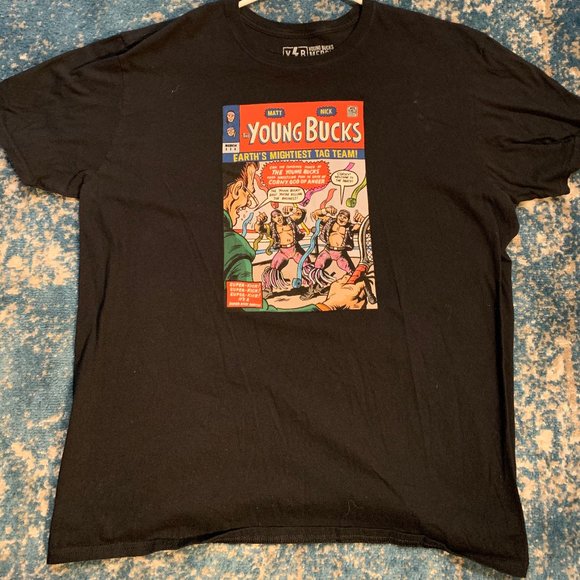 YOUNG BUCKS AEW ALL ELITE WRESTLING shirt XL - Picture 1 of 3